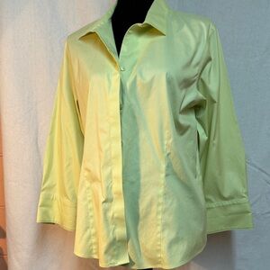 Chico's Soft Yellow Women's Blouse